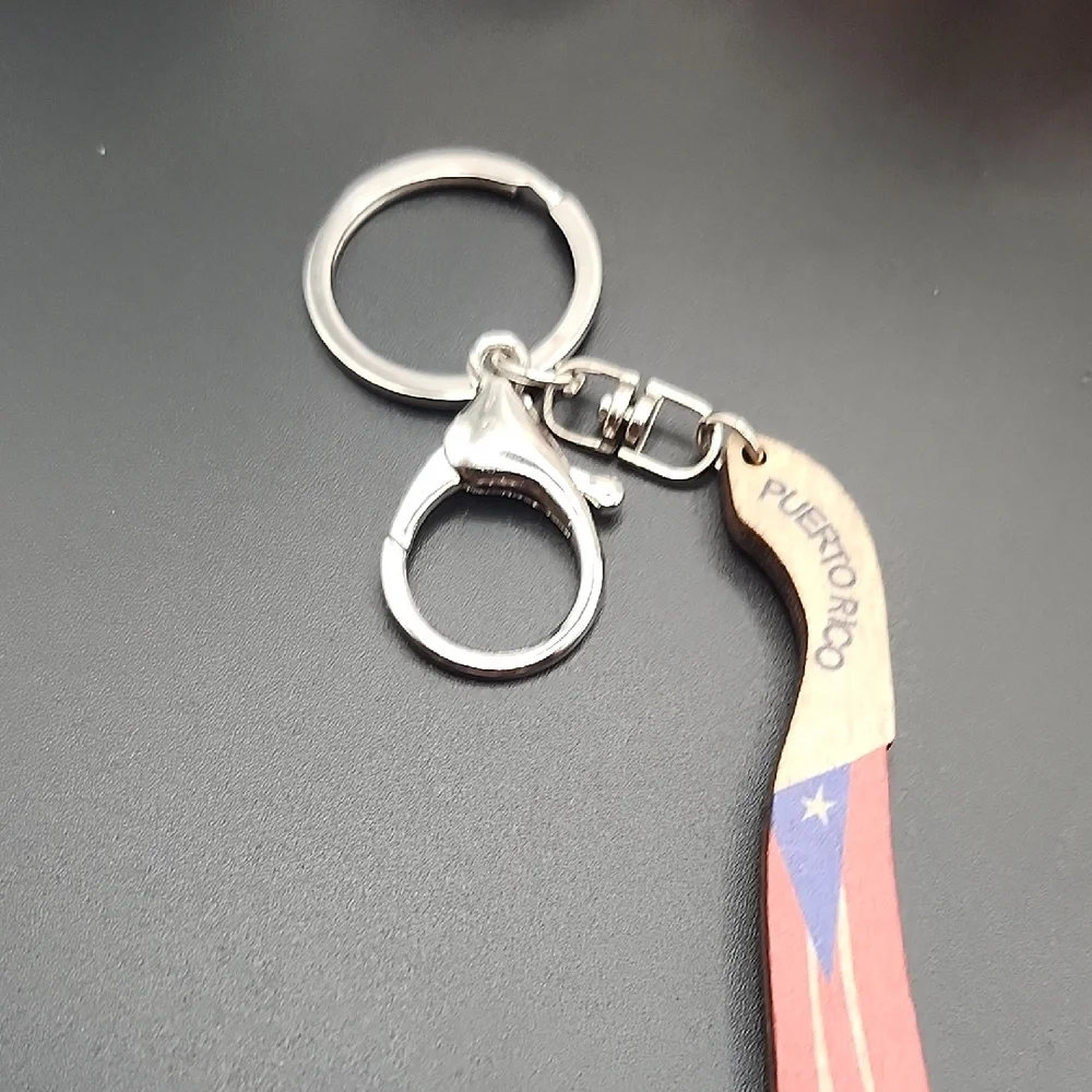 Puerto Rico Flag Keychain